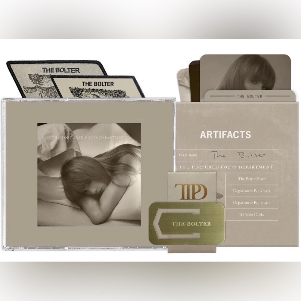 Taylor Swift The Tortured Poets Department Collectors Deluxe CD + The Bolter